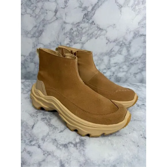 Sorel Women's Boots sz 9 Kinetic Breakthru Acadia Waterproof Suede NEW #K943