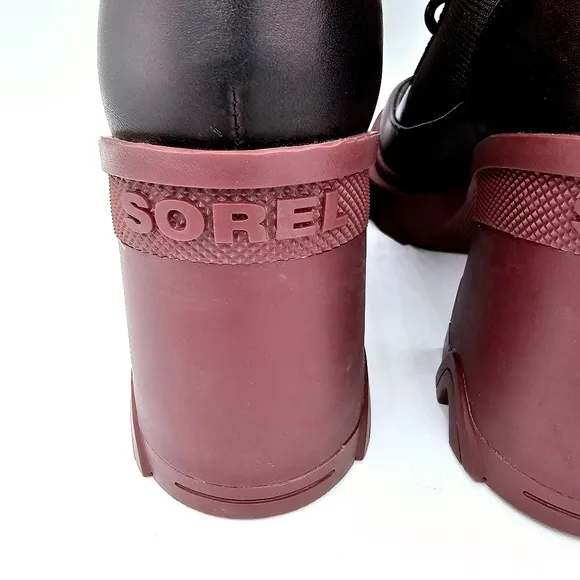 Sorel Women's Brex Heel Lace Rubber Ankle Waterproof Boots NWT