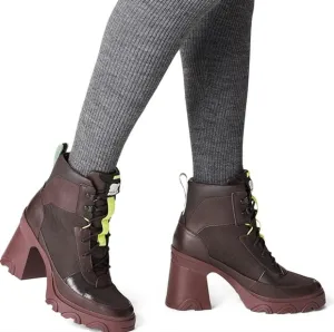 Sorel Women's Brex Heel Lace Rubber Ankle Waterproof Boots NWT
