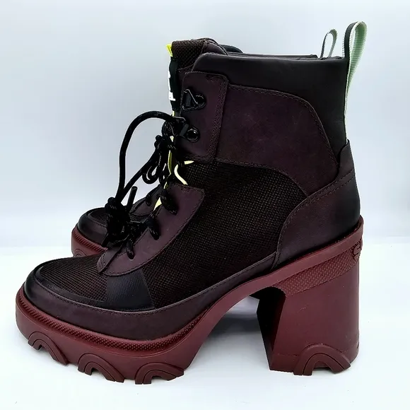 Sorel Women's Brex Heel Lace Rubber Ankle Waterproof Boots NWT