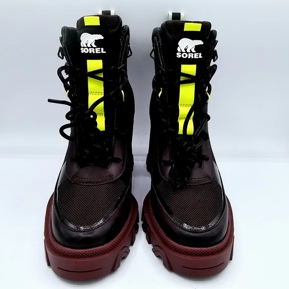 Sorel Women's Brex Heel Lace Rubber Ankle Waterproof Boots NWT