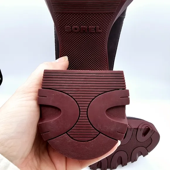 Sorel Women's Brex Heel Lace Rubber Ankle Waterproof Boots NWT