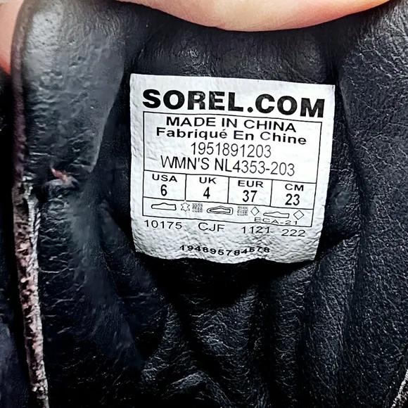 Sorel Women's Brex Heel Lace Rubber Ankle Waterproof Boots NWT