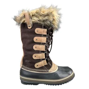 Sorel Women’s Joan Of Arctic Brown Suede Winter Boot Size US 9