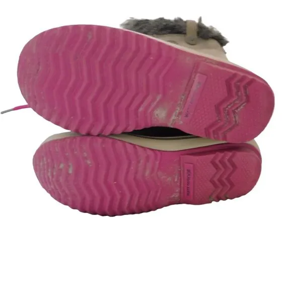 Sorel Women's Joan of Arctic Waterproof Snow Boots Gray PInk Size 6