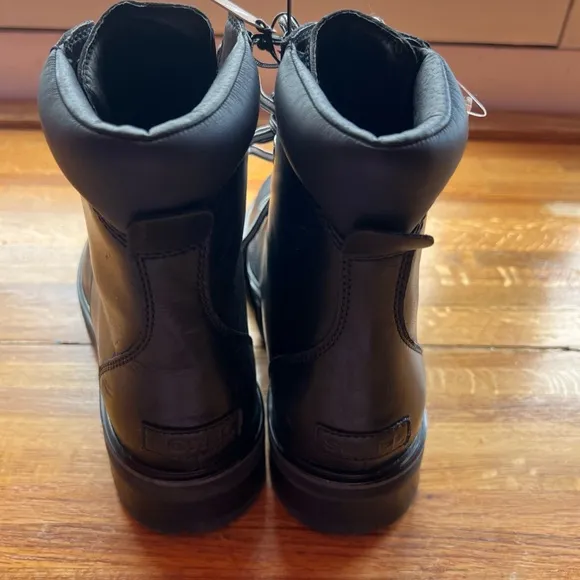 Sorel Women's Lennox Waterproof Leather Lace Up Ankle Boots Black Size 10