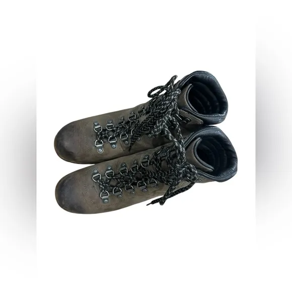 Sorel Womens NL2337 Conquest Wedge Waterproof Brown Leather Ankle Boots Size 8B6