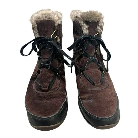 Sorel Women's Tivoli Sport Cattail Brown Boots LL5337-908 Waterproof Size 10