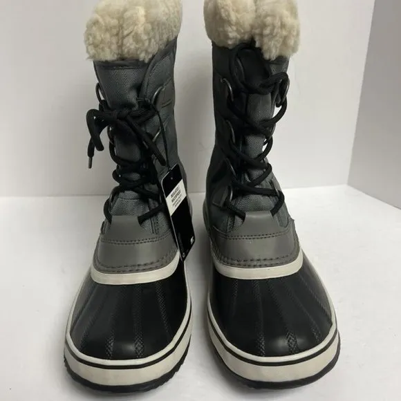 Sorel Women's Winter Carnival Waterproof Boots Gray,  Size 7.5 M