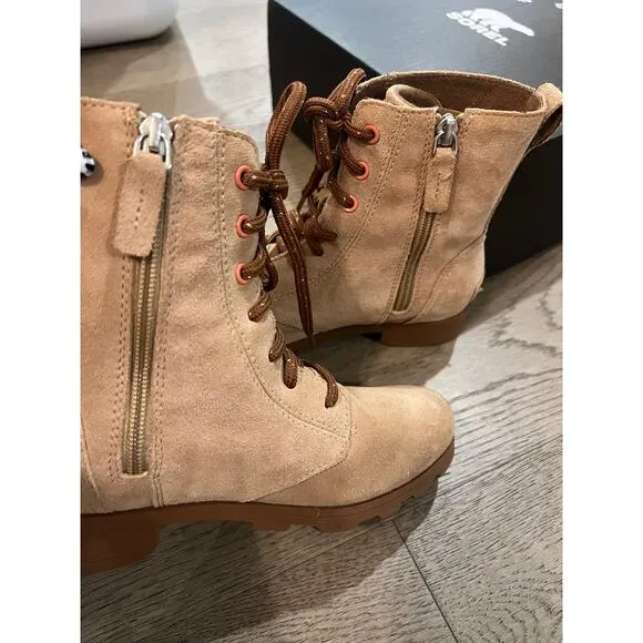 Sorel Youth Emelie Lace Waterproof Boots 4 Big Kid Girls