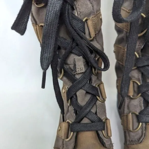 Sorel Emelie Lace Up Waterproof Boots Major 9.5