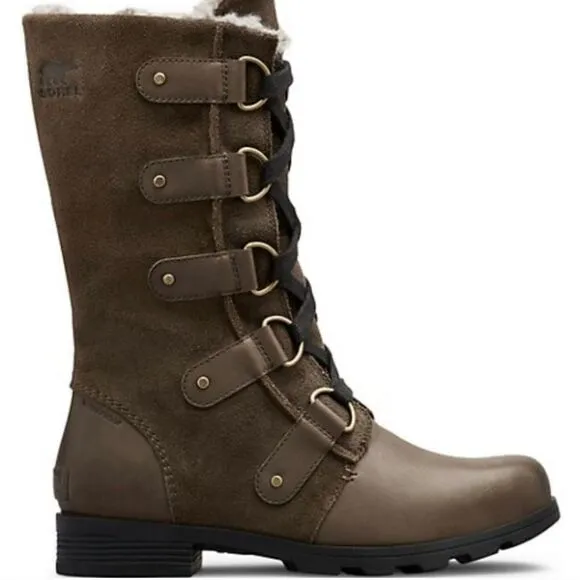 Sorel Emelie Lace Up Waterproof Boots Major 9.5