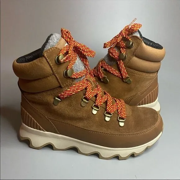 Sorel Kinetic Conquest Boots Velvet Tan 5.5 Waterproof Hiking