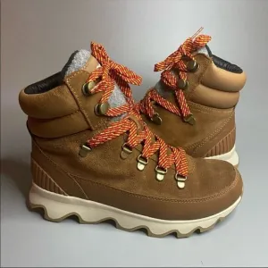 Sorel Kinetic Conquest Boots Velvet Tan 5.5 Waterproof Hiking