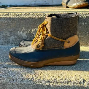 Sperry Leather &amp; Wool Rubber Boots