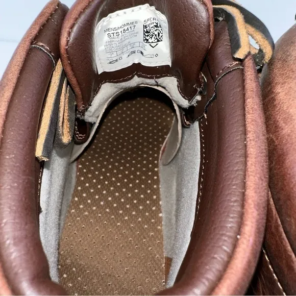 Sperry Mens Watertown LTT Waterproof Outdoor Boots Brown Leather Tan Size 7