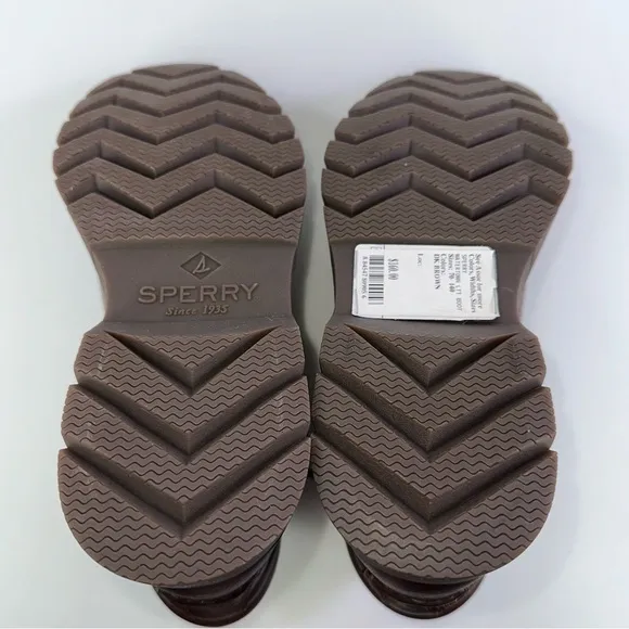 Sperry Mens Watertown LTT Waterproof Outdoor Boots Brown Leather Tan Size 7