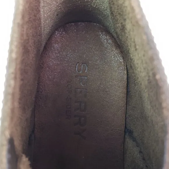 Sperry Top Sider Mens Size 8.5 Brown Leather Formal Chukka Boots STS14653