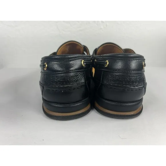 Sperry Top Spider Gold Cup Mens Leather Sandal Deerskin Lining Fisherman 10.5M