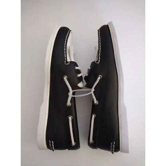 Sperry Top Spider X Brooks Brother Kiltie Boat‎ Shoes Mens Sz 11 Black White