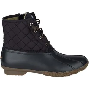 SPERRY WOMEN'S SALTWATER BOOTS, BLACK, 6