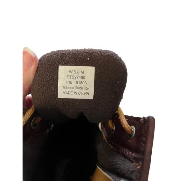Sperry | Women's Size 8 Saltwater Duck Waterproof Rubber Boots