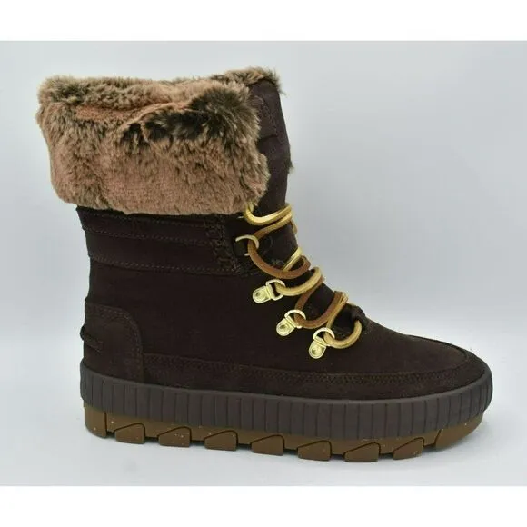 Sperry Womens Size 9 Torrent Lace Up Brown Waterproof Winter Boots STS86833