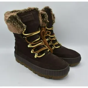 Sperry Womens Size 9 Torrent Lace Up Brown Waterproof Winter Boots STS86833