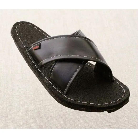 SPLAFF Eco Conscious Gladiator Sandals Recycled Tires Tubes Hemp Slip Ons 7 NEW