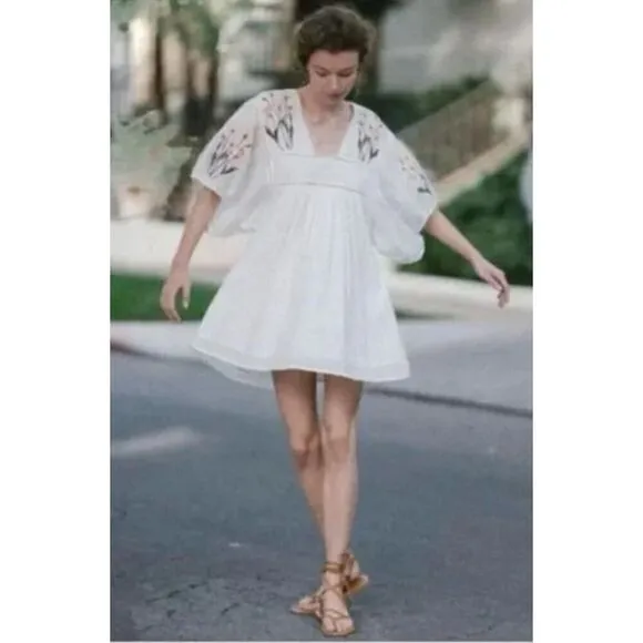 St. Roche NWT Lake Mini Dress in Ivory Size M