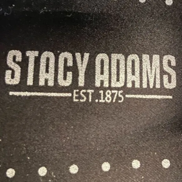Stacy Adams Studly Black Velvet Loafer Metallic Stud Slip Size 8