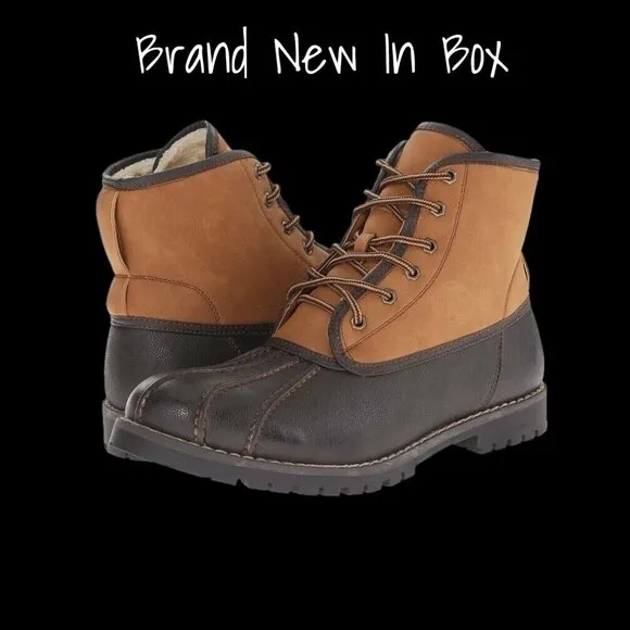 Steve Madden Boots Cornel Duck Brown Men's Size 7 US New In Box