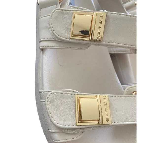 Steve Madden Marnie Slingback Sandals Ankle Strap Beach Summer Festival 9.5M