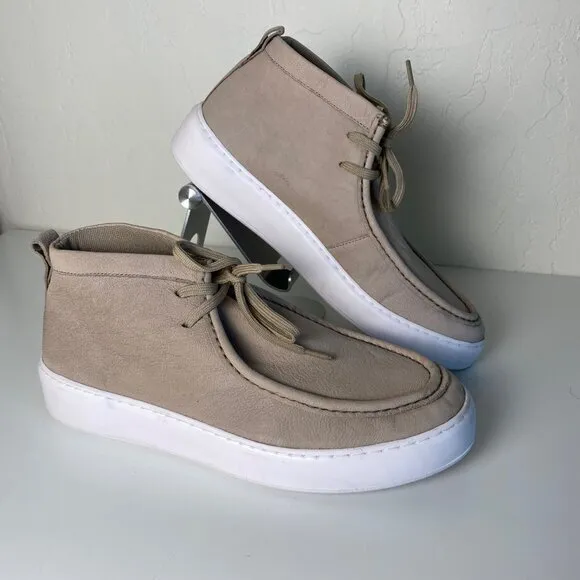 STEVE MADDEN MENS SIZE 8 Willis Taupe High Top Sneaker Boot‎ Casual Business