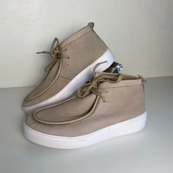STEVE MADDEN MENS SIZE 8 Willis Taupe High Top Sneaker Boot‎ Casual Business