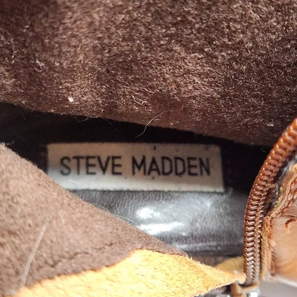 Steve Madden Wheat Sonnya Cognac Boots in a Size 7.5