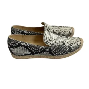 Stuart Weitzman Catalan Snake Python Print Espadrilles Flats Comfort Shoes 10