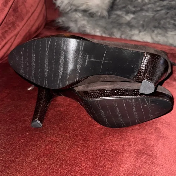 STUART WEITZMAN WOMEN VINTAGE RETRO 90S Y2K ANKLE BACK ZIP BOOTS SZ 10