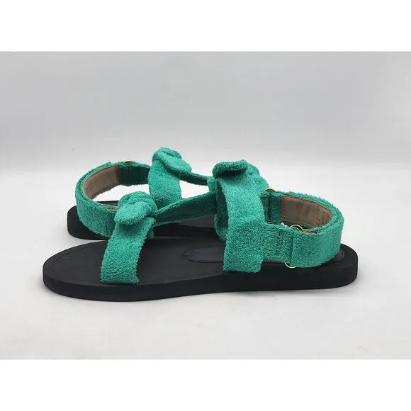 Stuart Weitzman Womens Bandeau Sport Sandals Green Size 6B