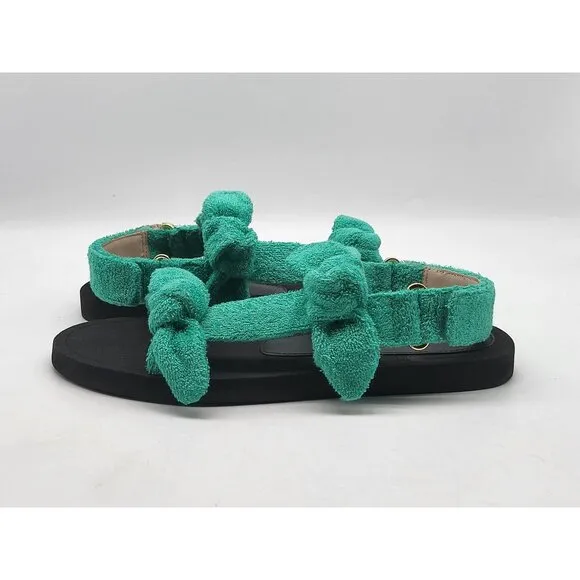 Stuart Weitzman Womens Bandeau Sport Sandals Green Size 6B