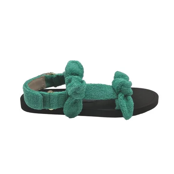 Stuart Weitzman Womens Bandeau Sport Sandals Green Size 6B