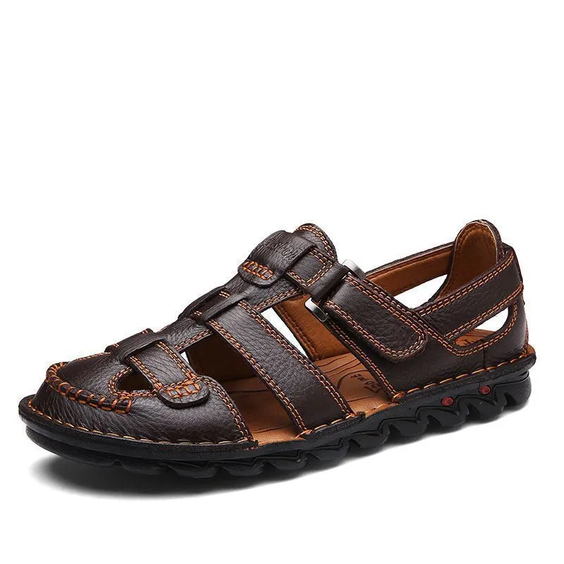 Summer Sandals Men's Non Slip Beach Shoes Baotou Men's Sandals