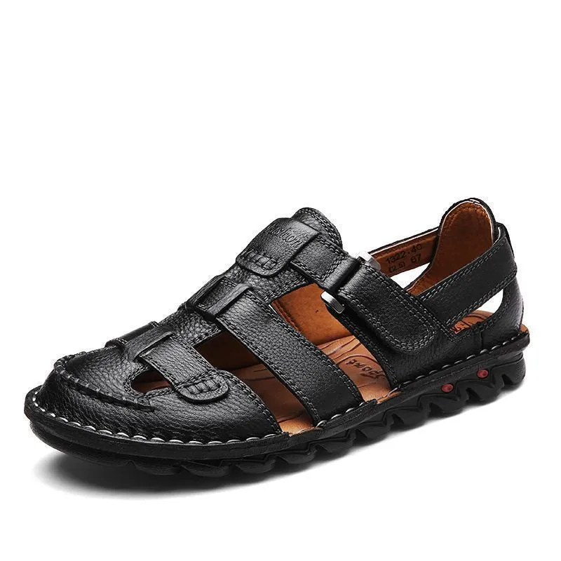 Summer Sandals Men's Non Slip Beach Shoes Baotou Men's Sandals