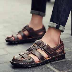 Summer Sandals Men's Non Slip Beach Shoes Baotou Men's Sandals