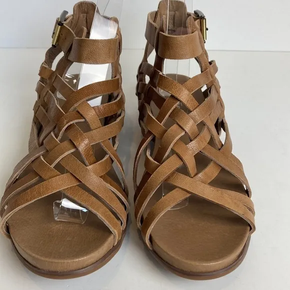 Sundance Antelope Gladiator Sandals Size 39