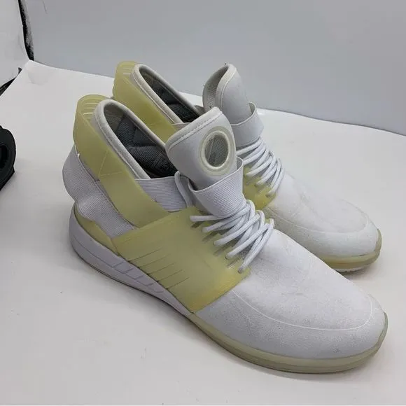 SUPRA SKYTOP V Mens 10.5 Sneakers Skate Shoes White 08032-100 High Top Muska