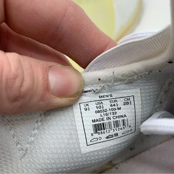 SUPRA SKYTOP V Mens 10.5 Sneakers Skate Shoes White 08032-100 High Top Muska