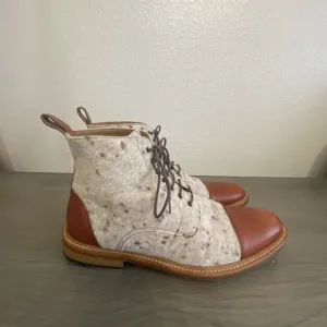 Taft, The Jack Boot Calico Wool &amp; Calfskin 42 EU/9 US