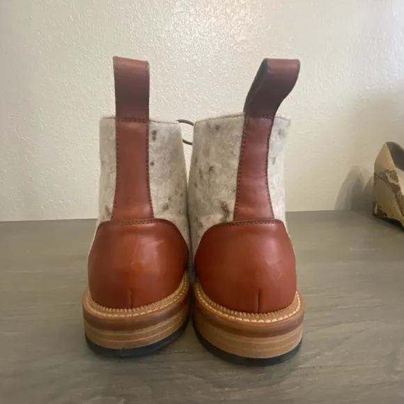 Taft, The Jack Boot Calico Wool &amp; Calfskin 42 EU/9 US