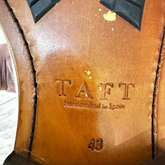 Taft The Jack Boots Comfort Light Cap Toe Spain Mens Size EU 43 US 10.5